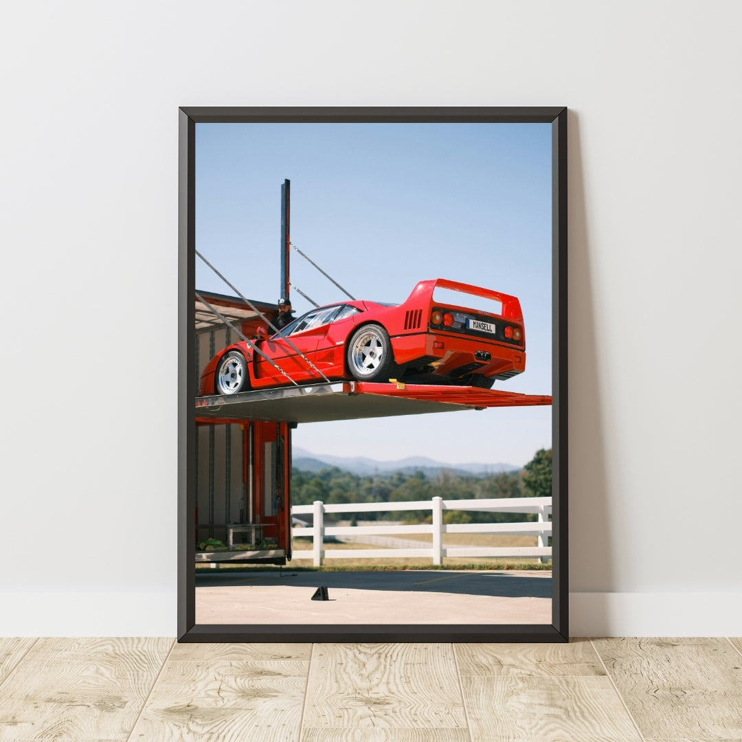 Ferrari F40 Poster