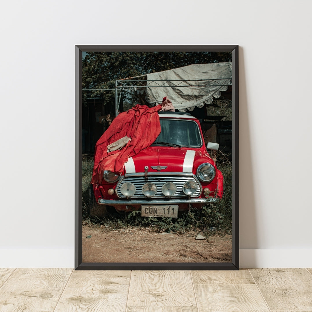 Vintage Mini Cooper Poster