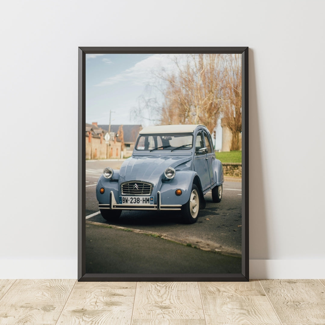 Vintage Citroën 2CV Poster