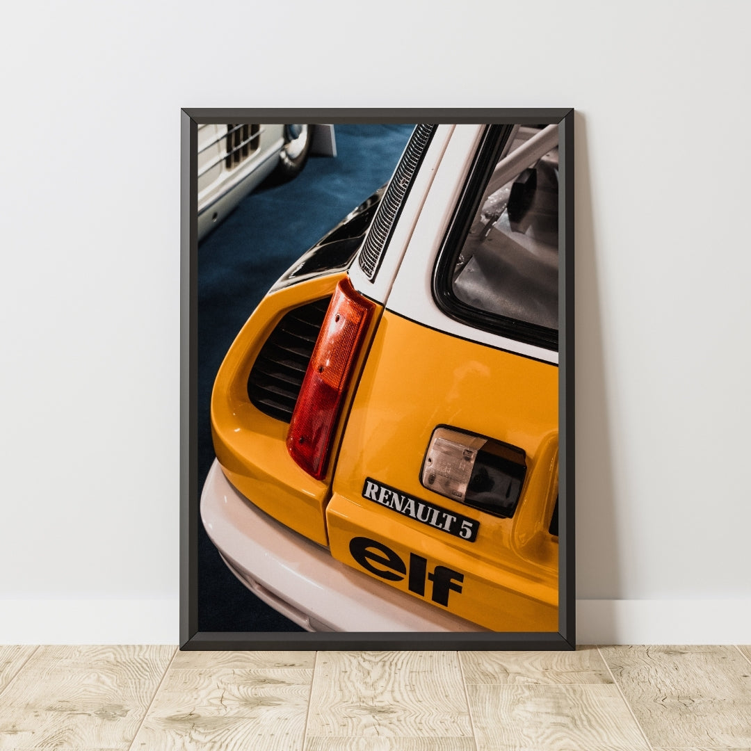 Vintage Renault 5 Poster