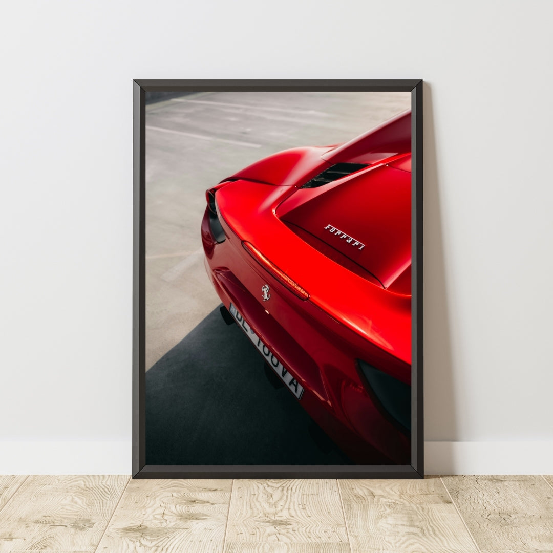 Ferrari 488 Poster