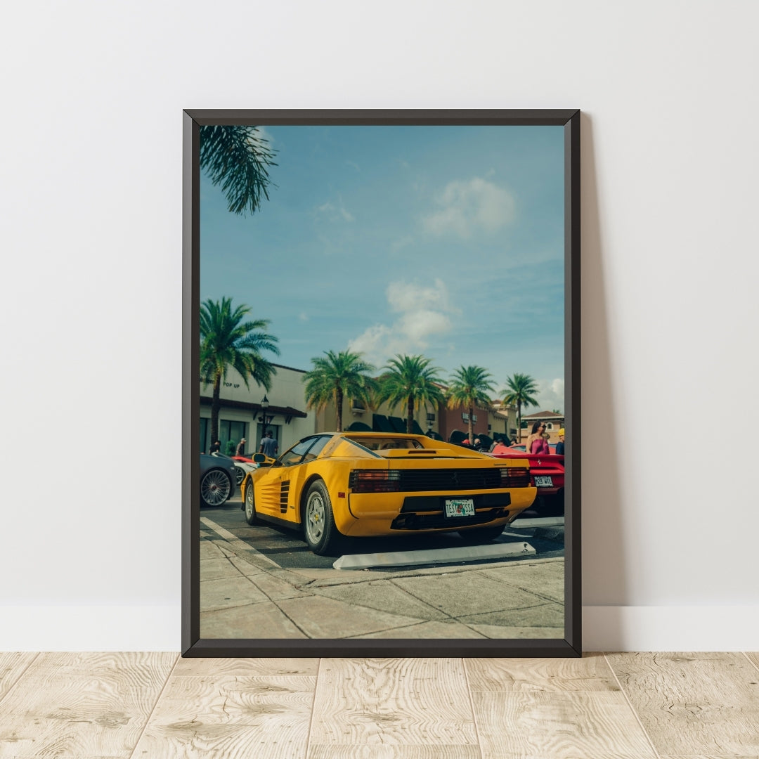 Ferrari Testarossa Poster