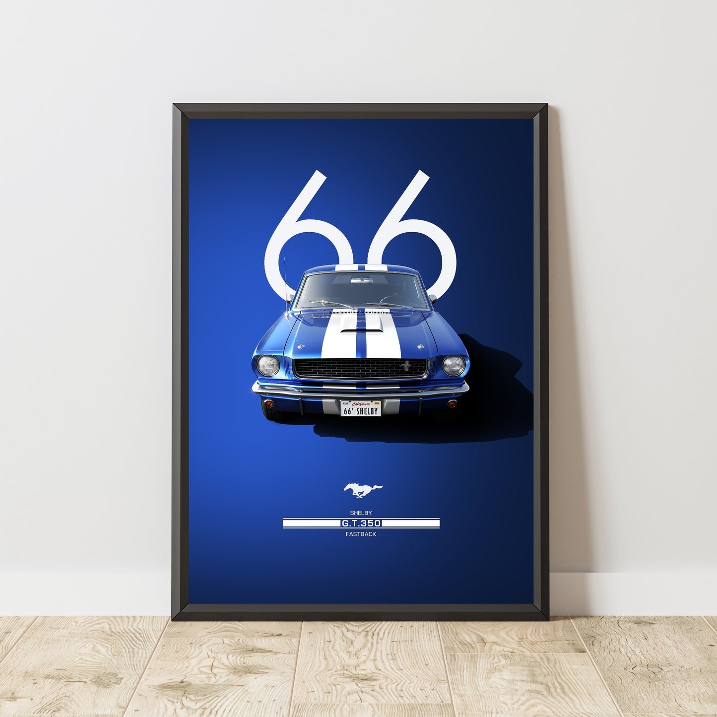 Vintage Ford Mustang Poster