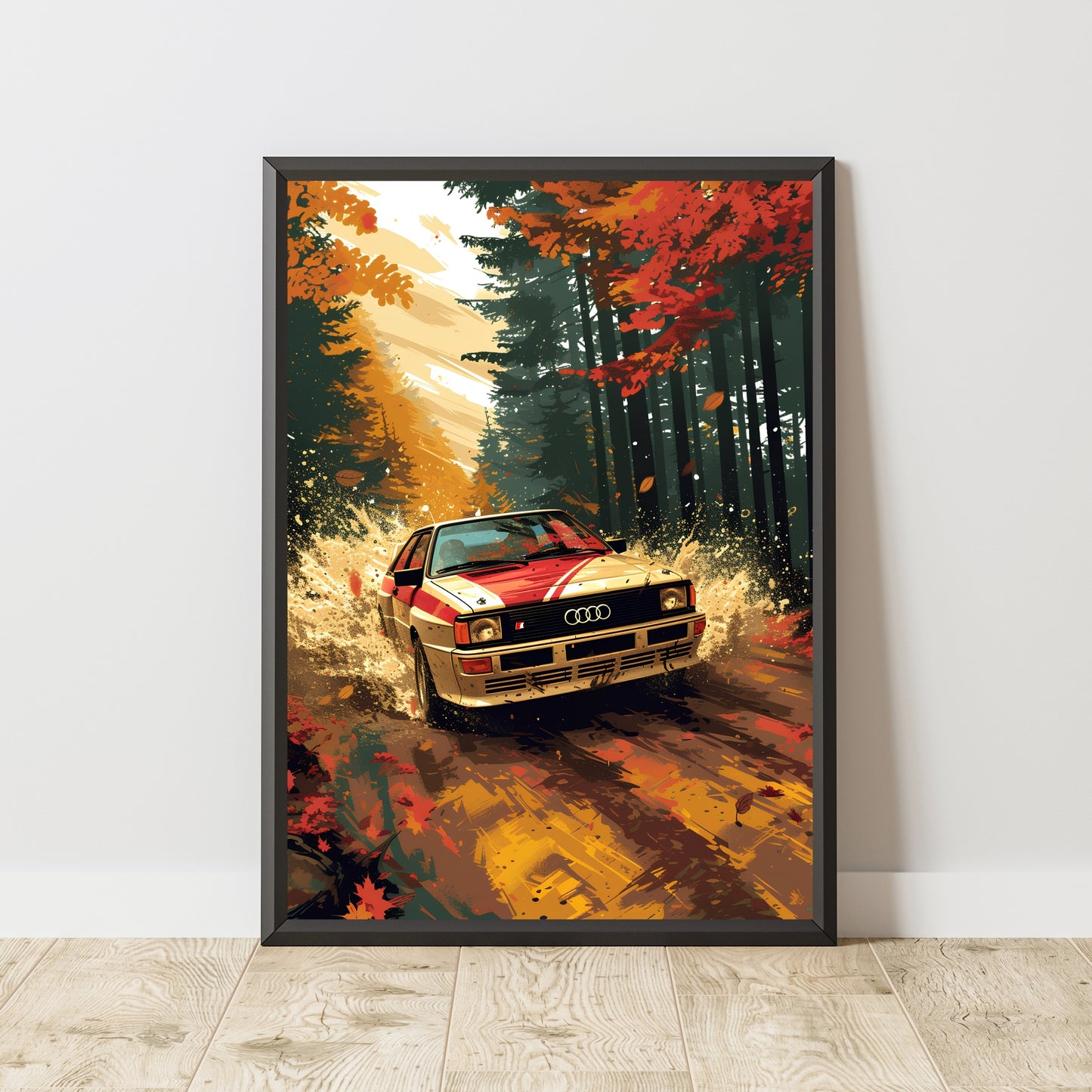 Audi Quattro AI Poster