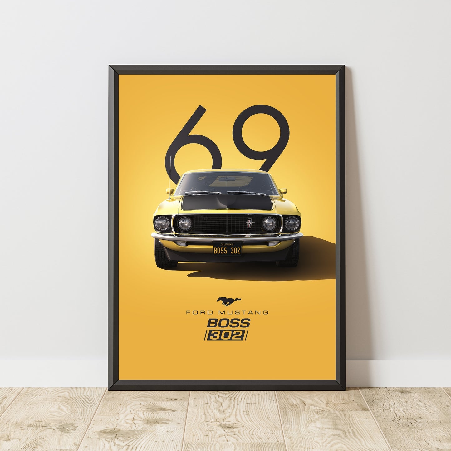 Vintage Ford Mustang Poster