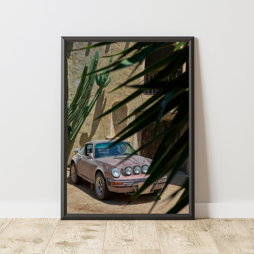 Vintage Porsche Poster