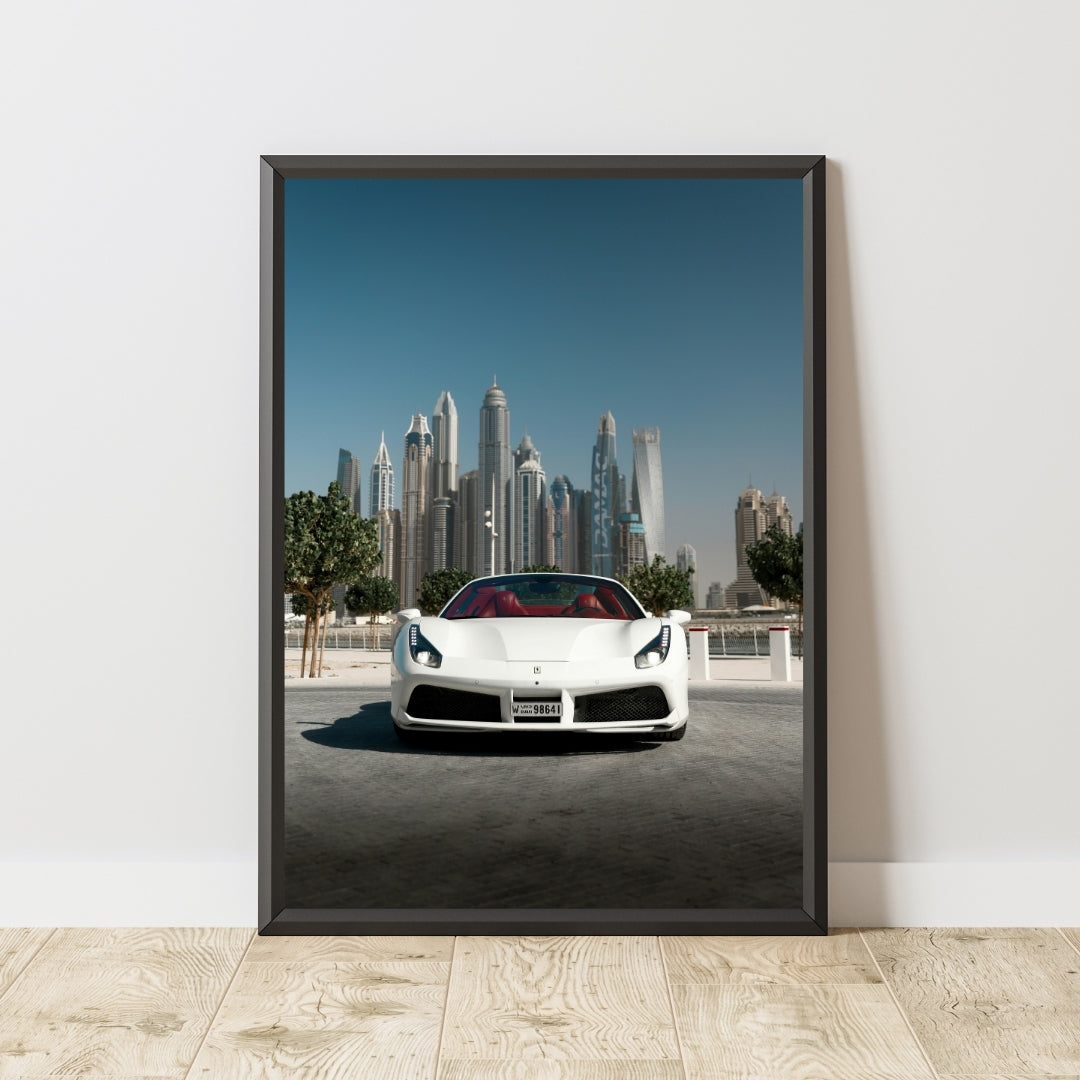 Ferrari 488 Spider Poster