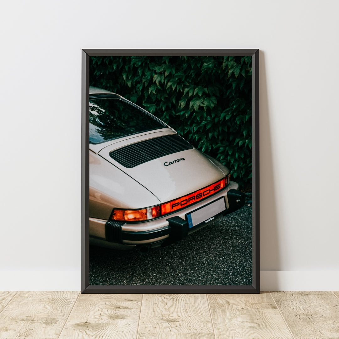 Vintage Porsche Poster