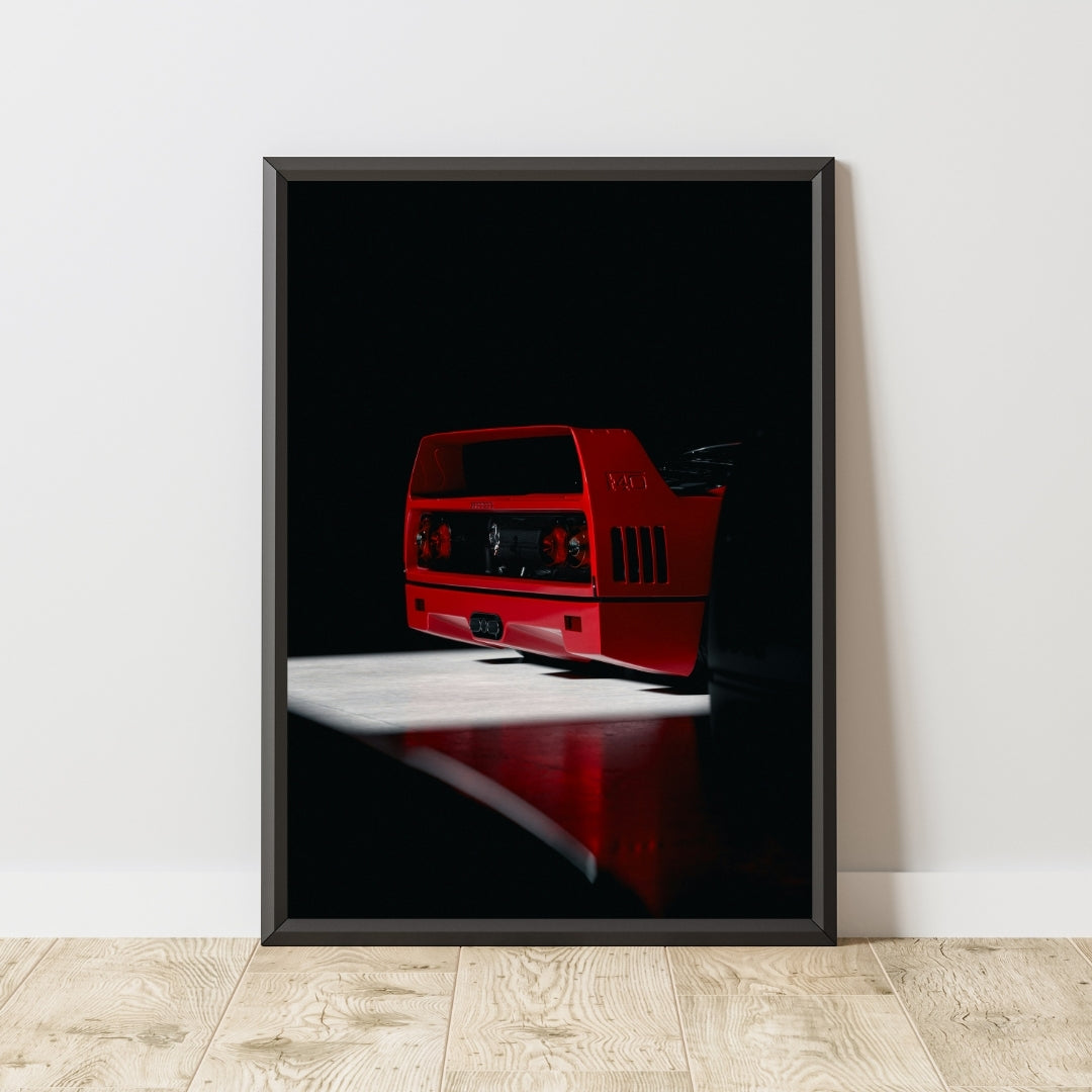 Ferrari F40 Poster