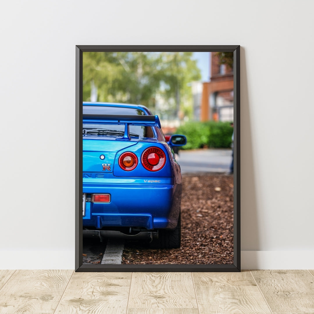 Vintage Nissan GTR Poster