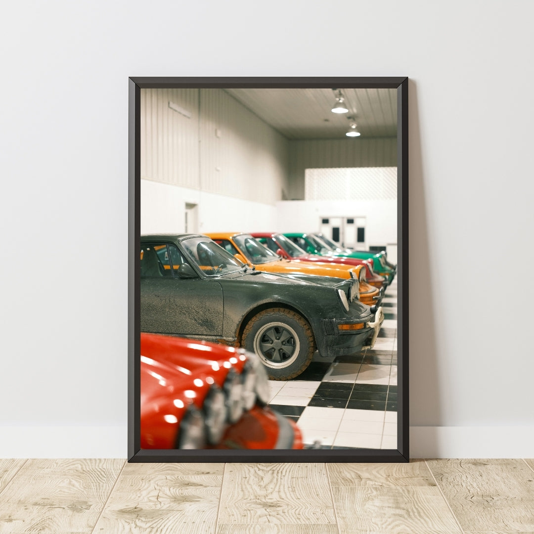 Vintage Porsche Poster