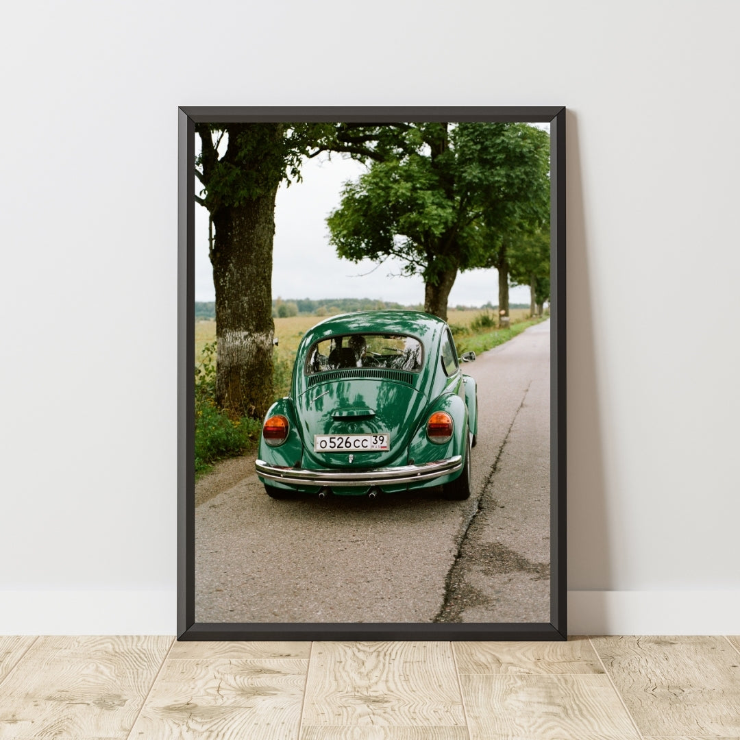 Vintage Volkswagen Beetle Poster