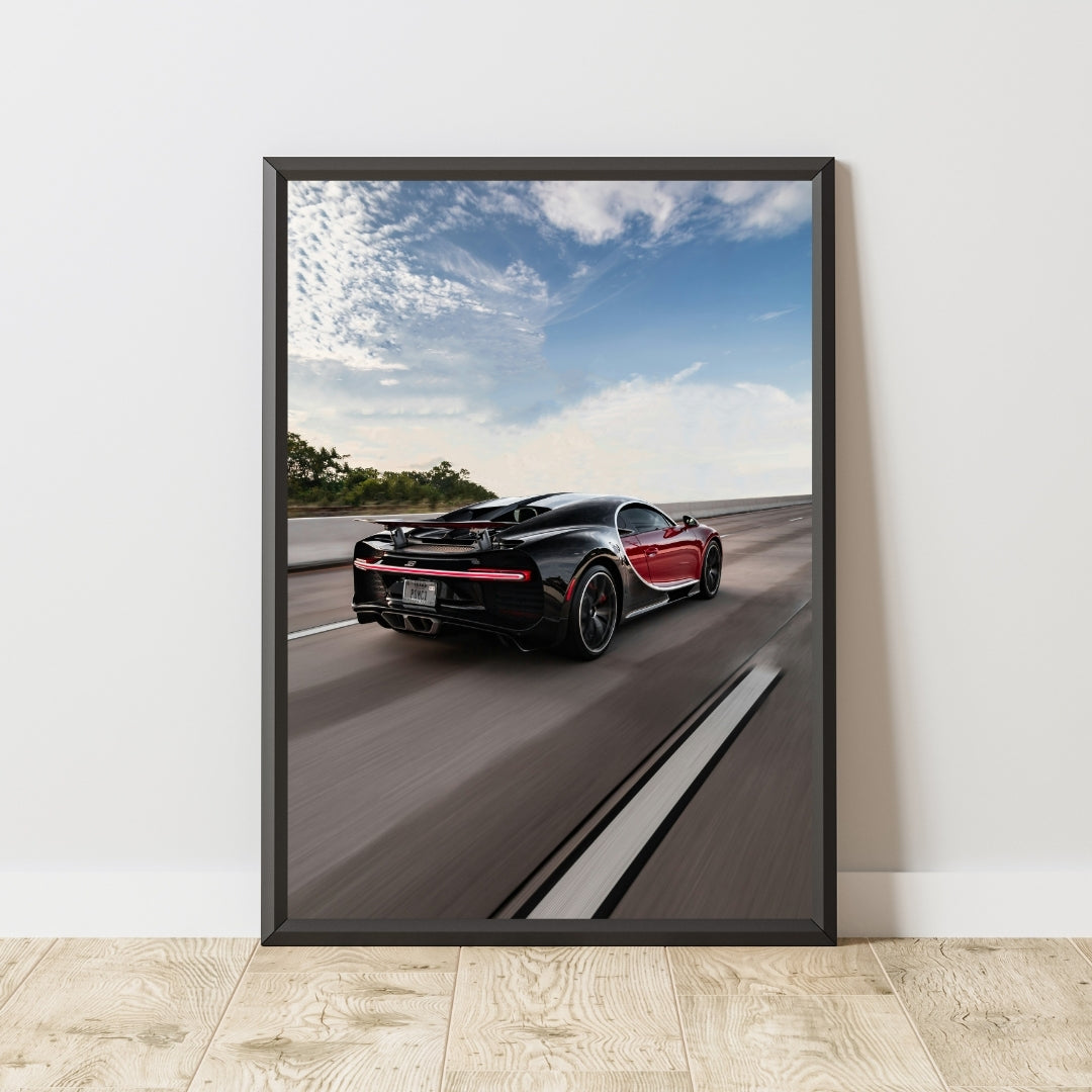 Bugatti Chiron Poster