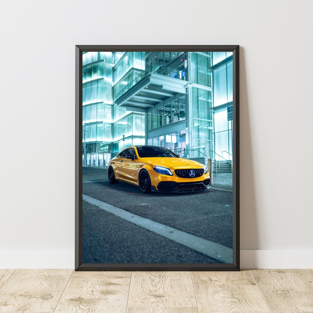 Mercedes C63 AMG Poster