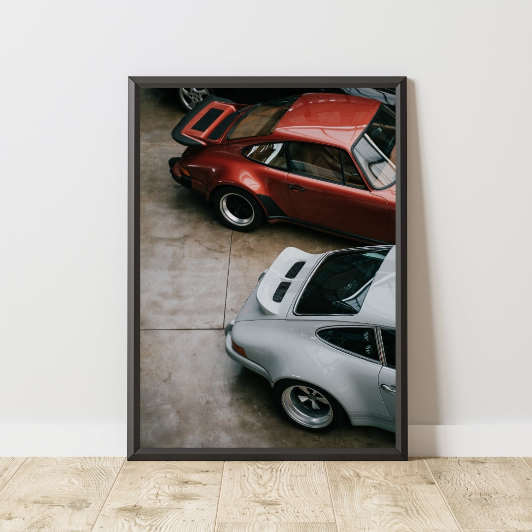 Vintage Porsche Poster