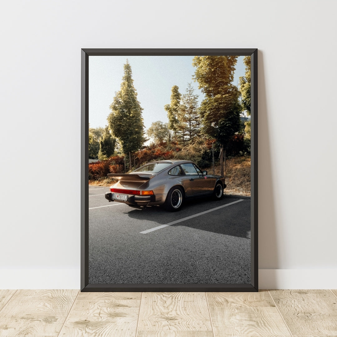 Vintage Porsche Poster