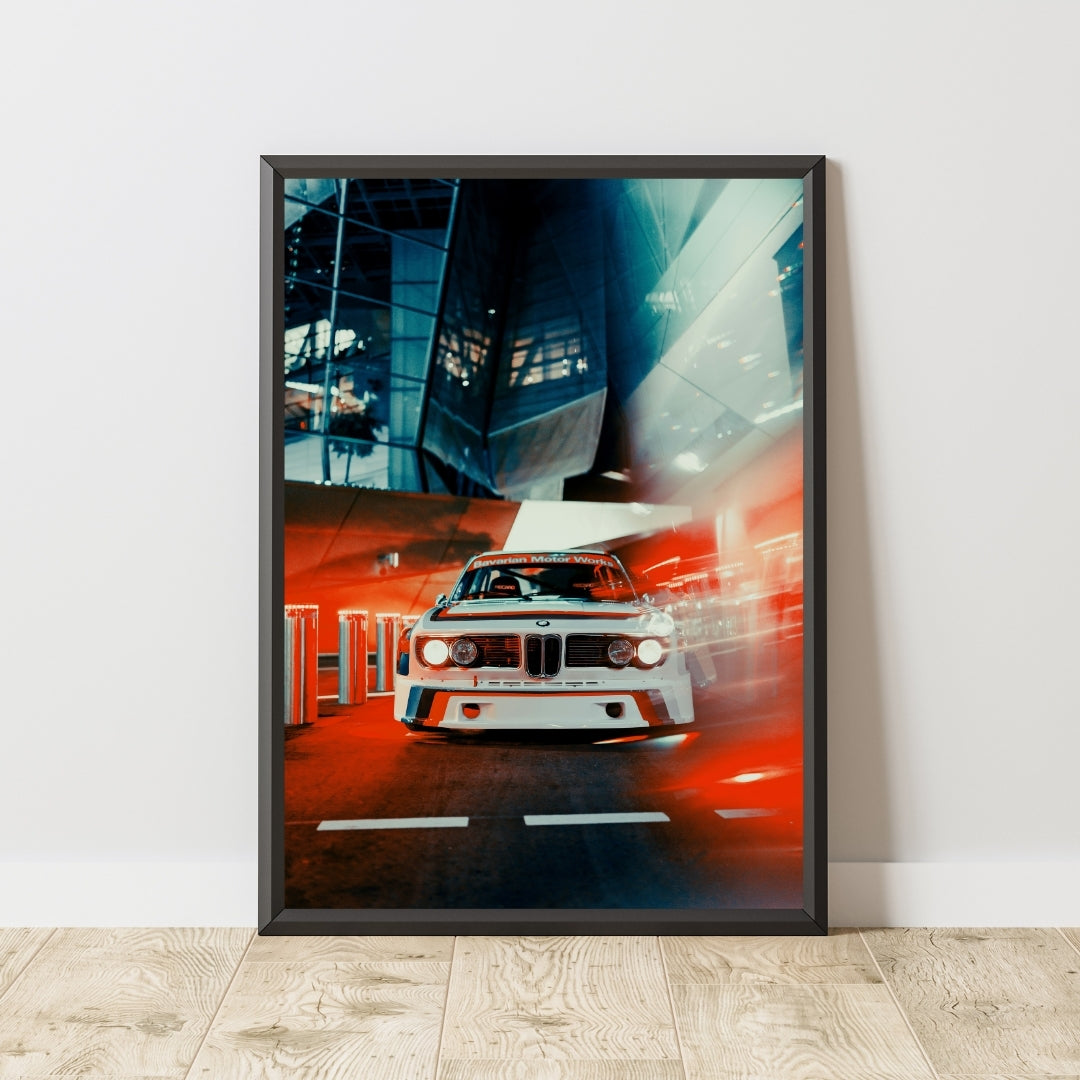 Vintage BMW Poster