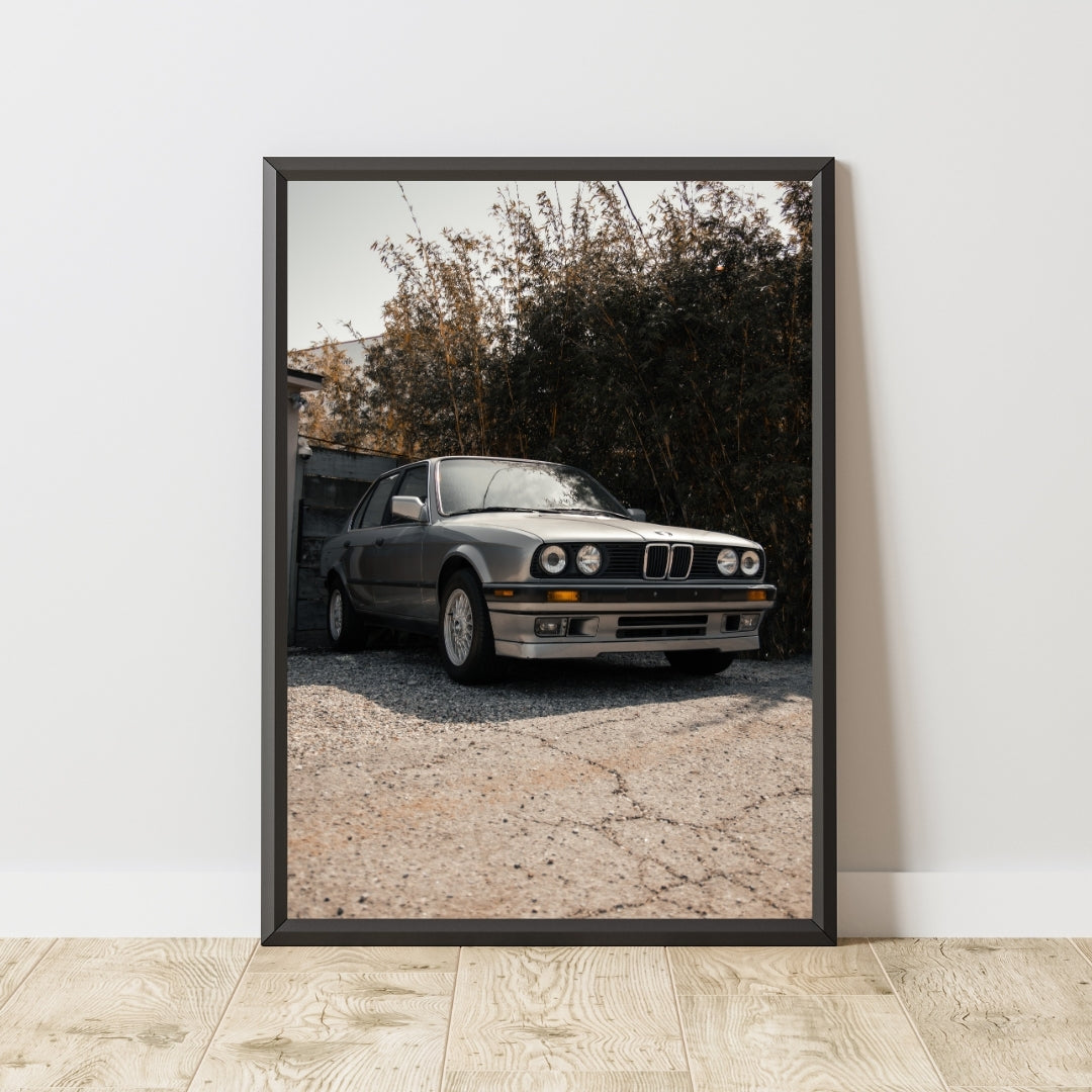 Vintage BMW E30 Poster