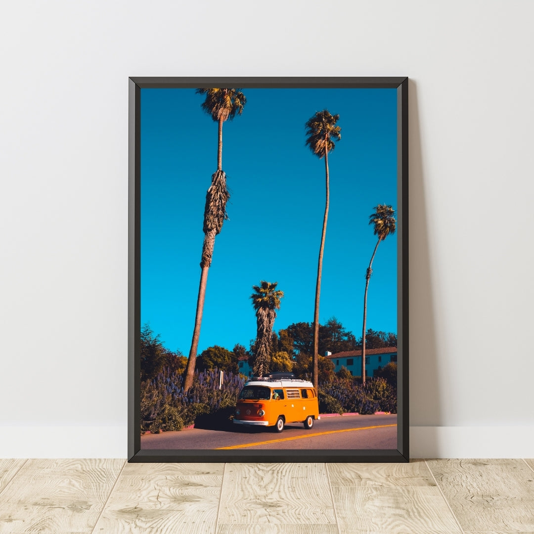 Vintage Volkswagen Van Poster