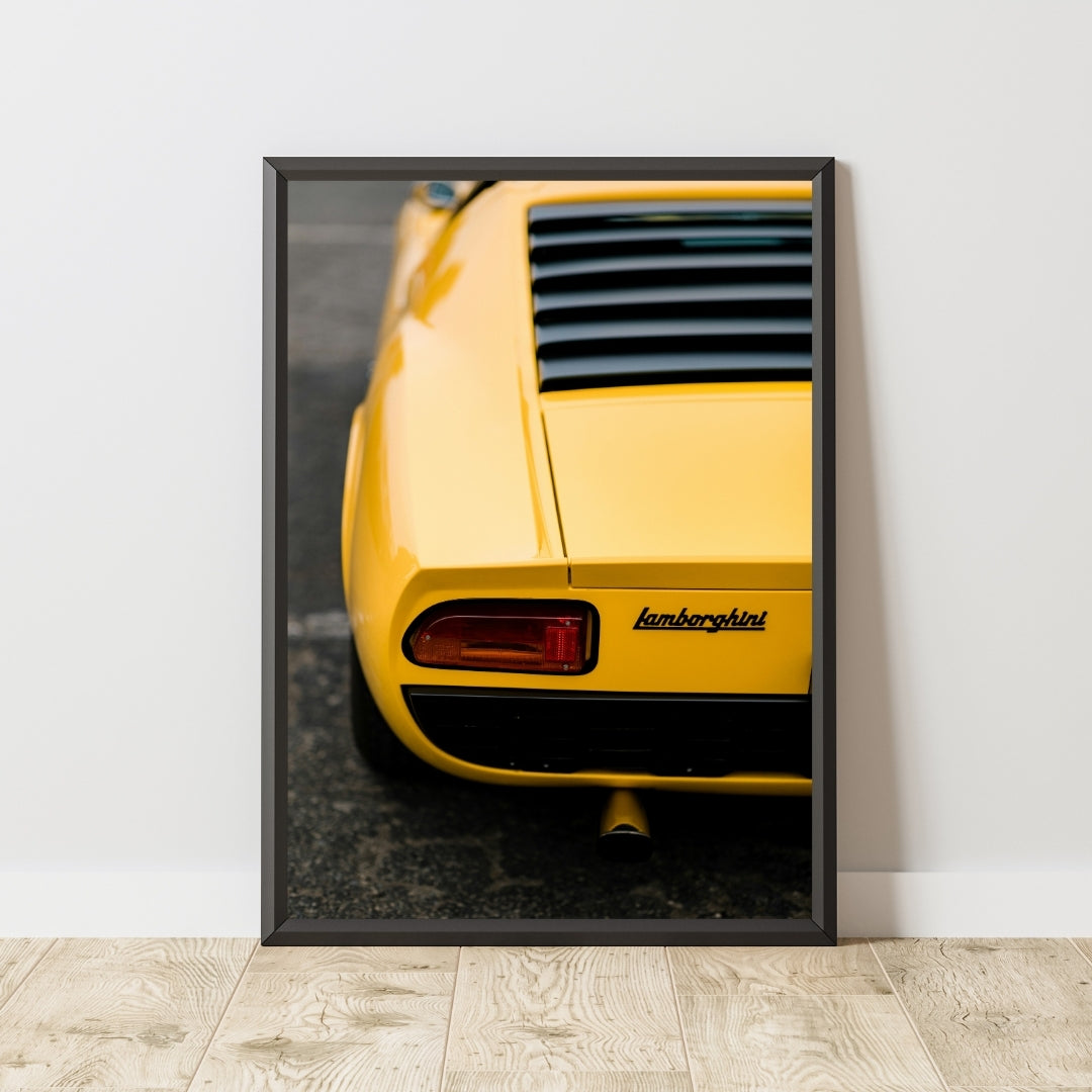 Lamborghini Miura Poster