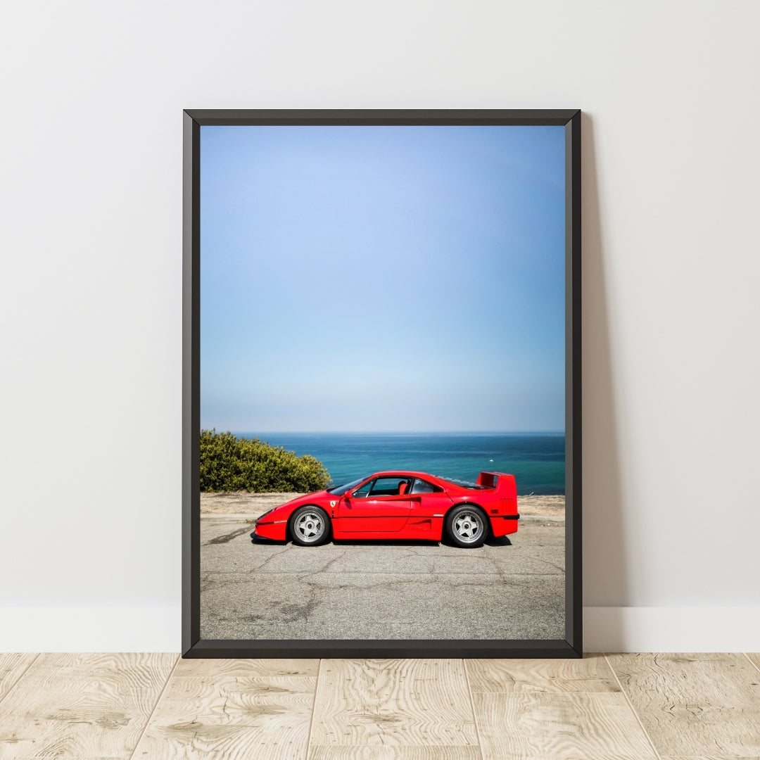 Ferrari F40 Poster