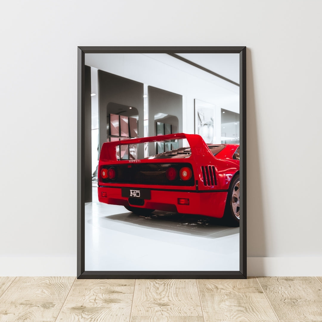 Ferrari F40 Poster