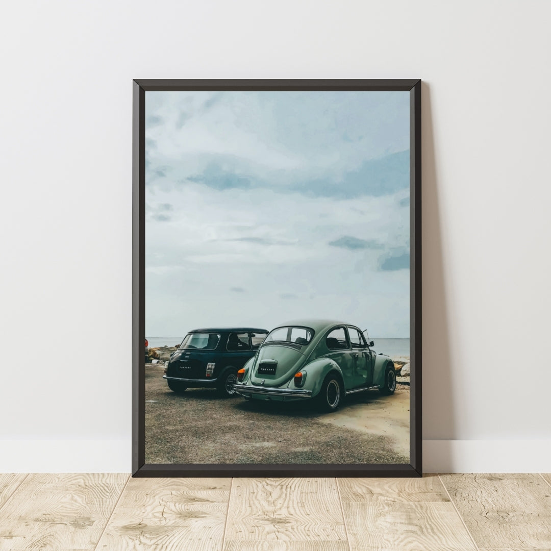 Vintage Volkswagen Beetle Poster