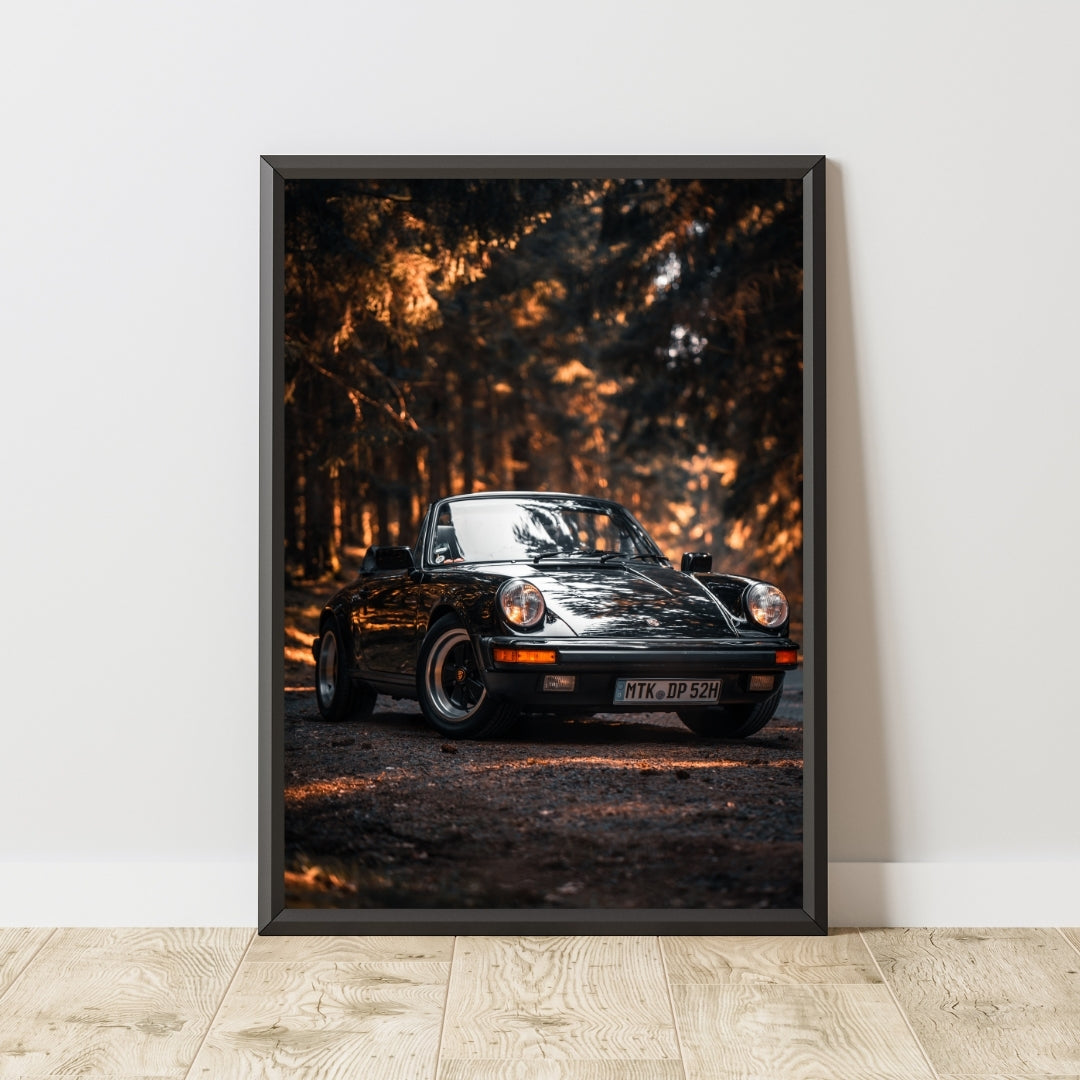 Vintage Porsche Poster