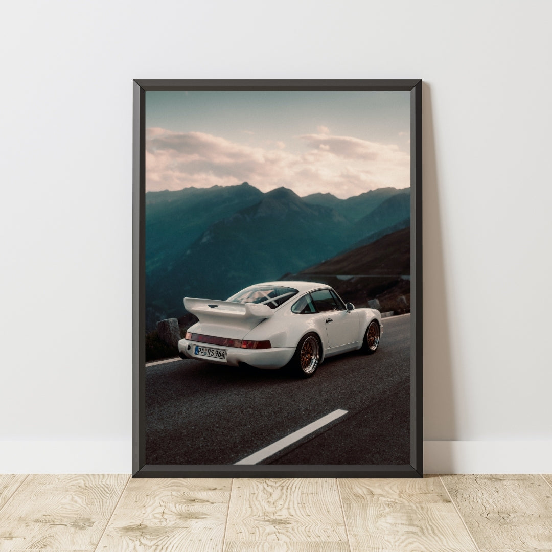 Vintage Porsche Poster