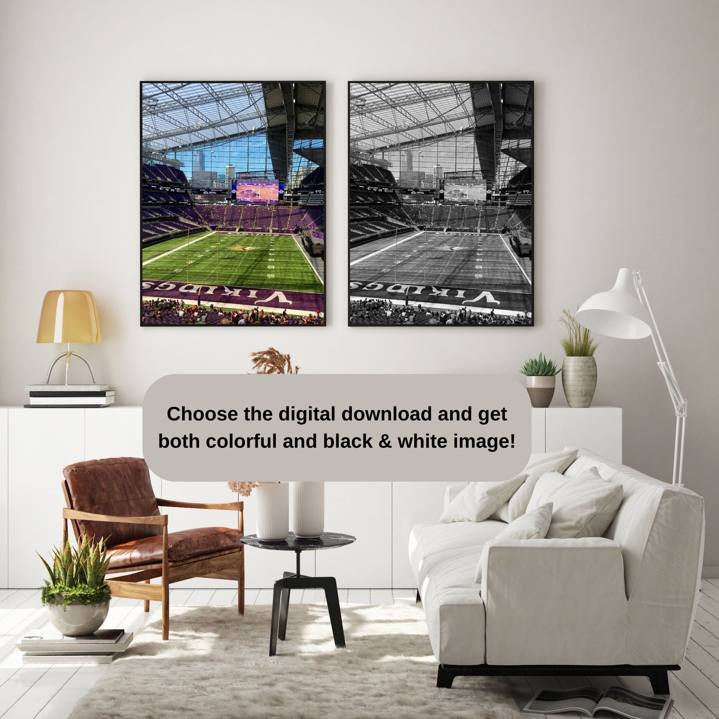 US Bank Stadium Poster