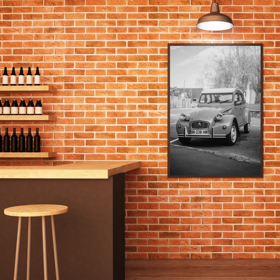 Vintage Citroën 2CV Poster