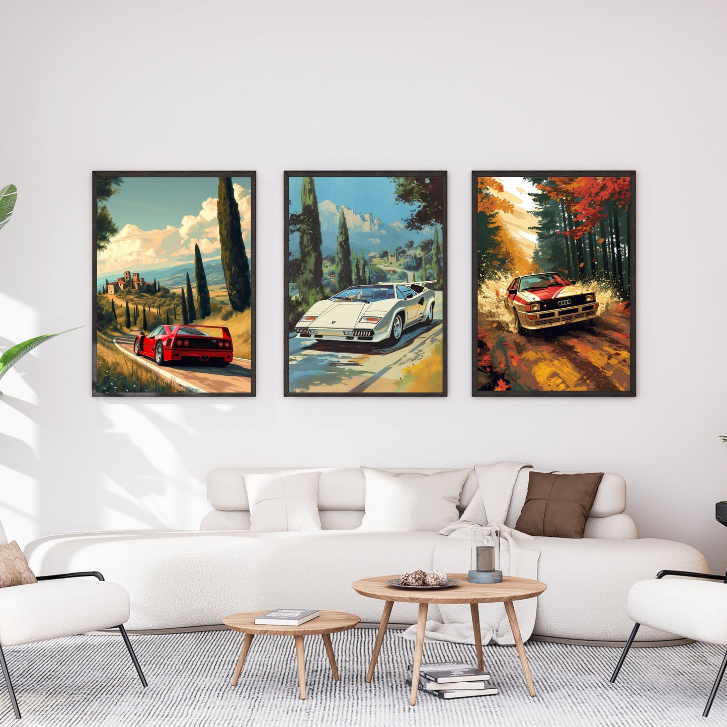 Lamborghini Countach AI Poster