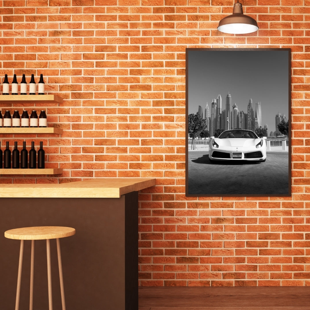 Ferrari 488 Spider Poster