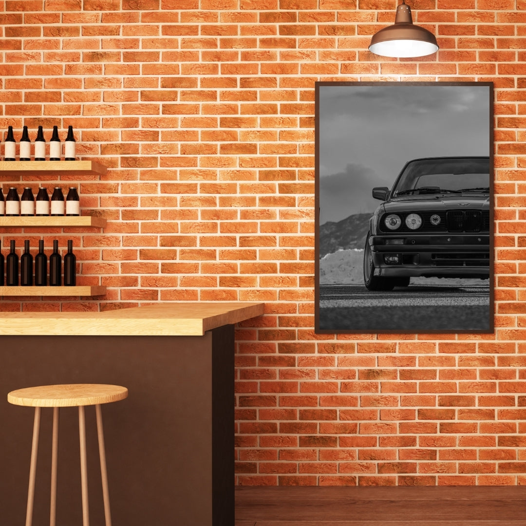 Vintage BMW E30 Poster