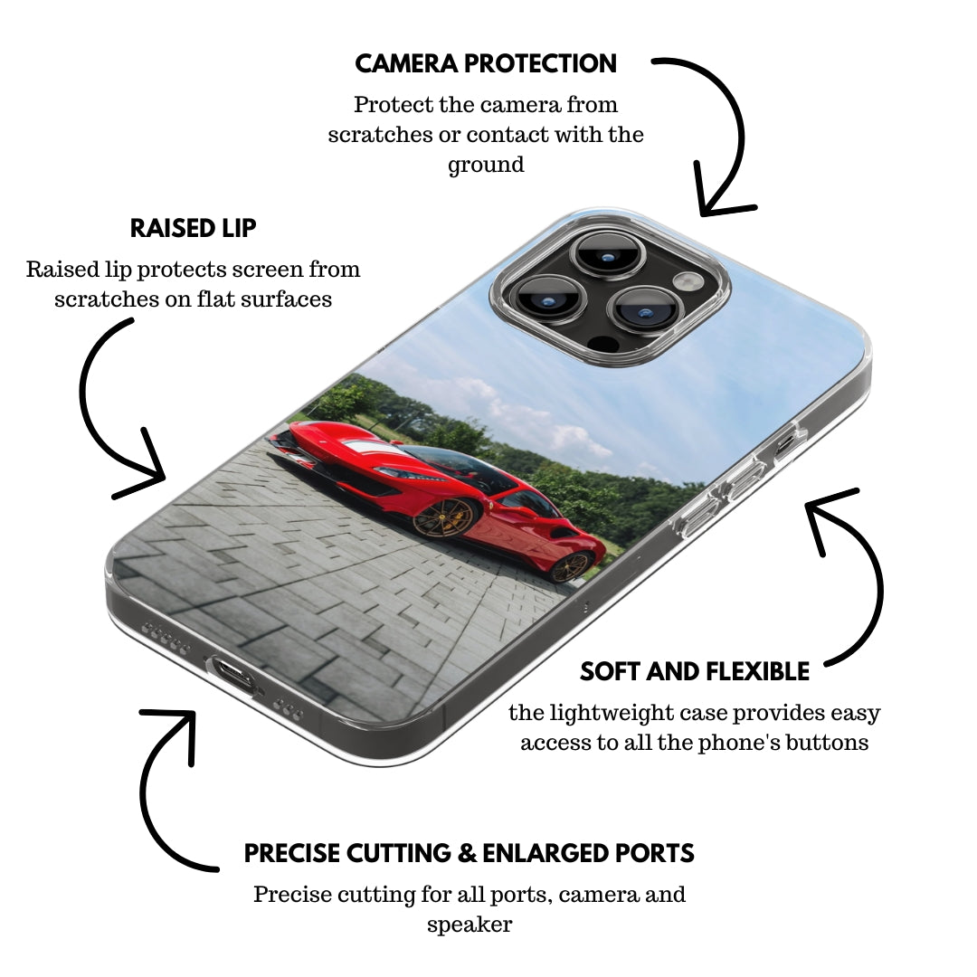 Ferrari 488 Pista iPhone case