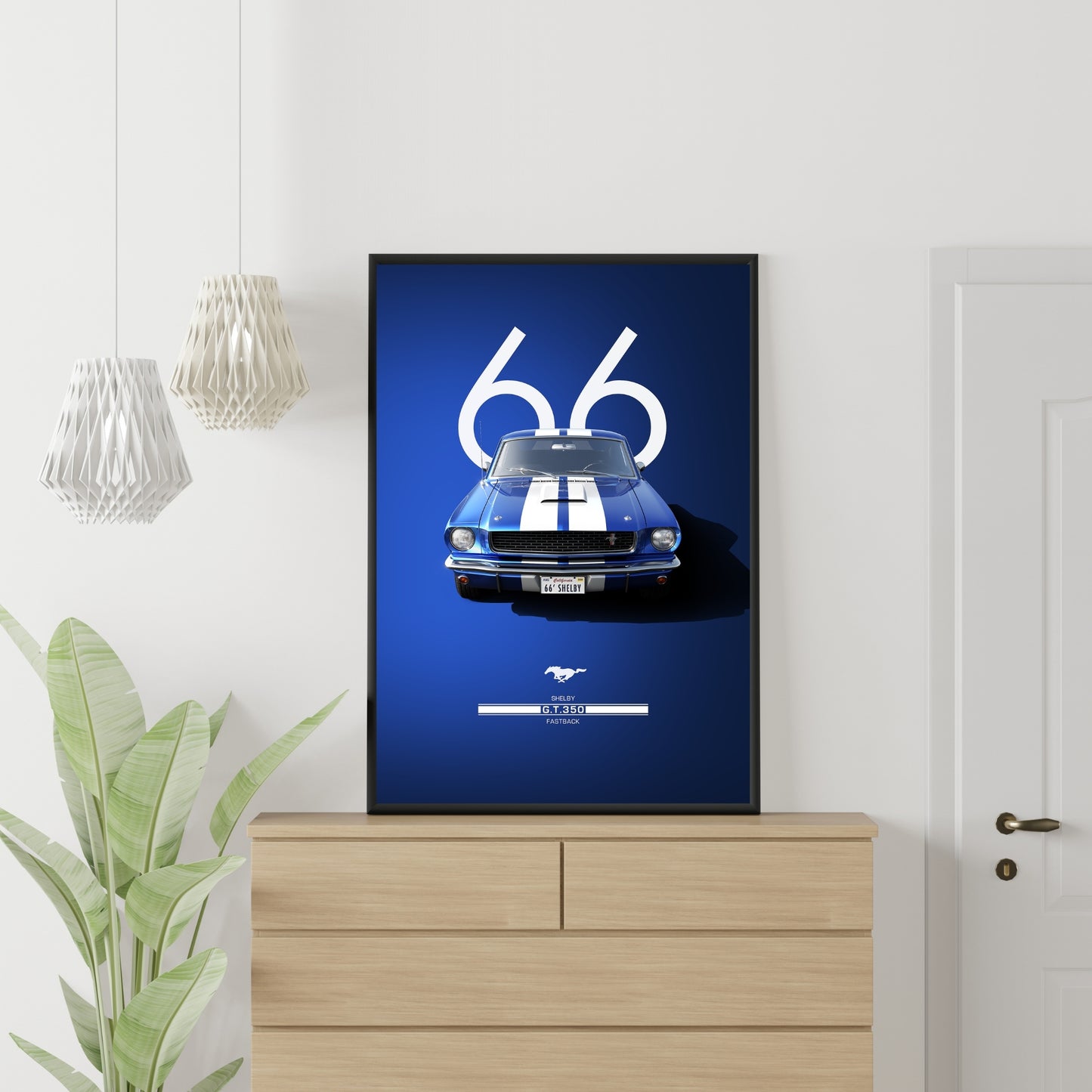 Vintage Ford Mustang Poster