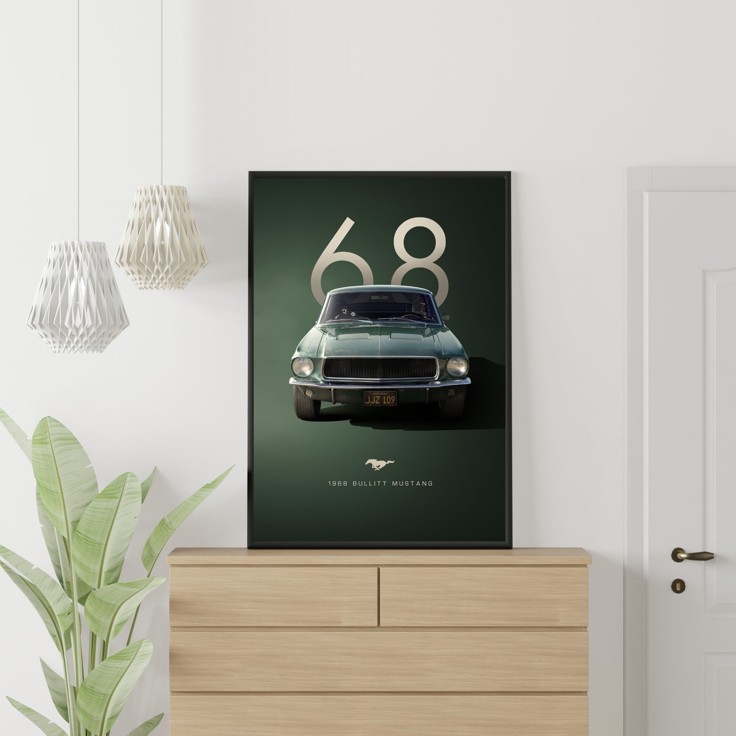 Vintage Ford Mustang Poster