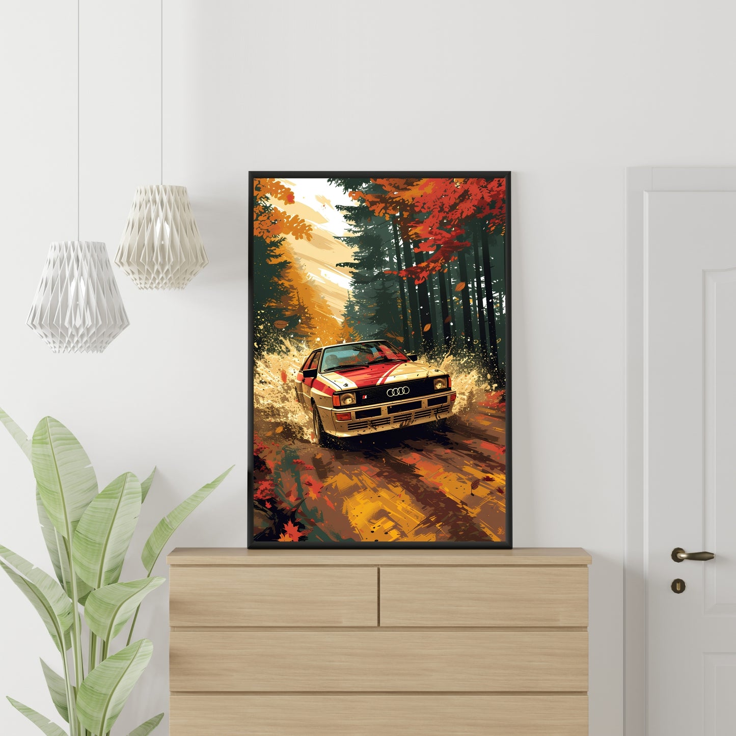 Audi Quattro AI Poster