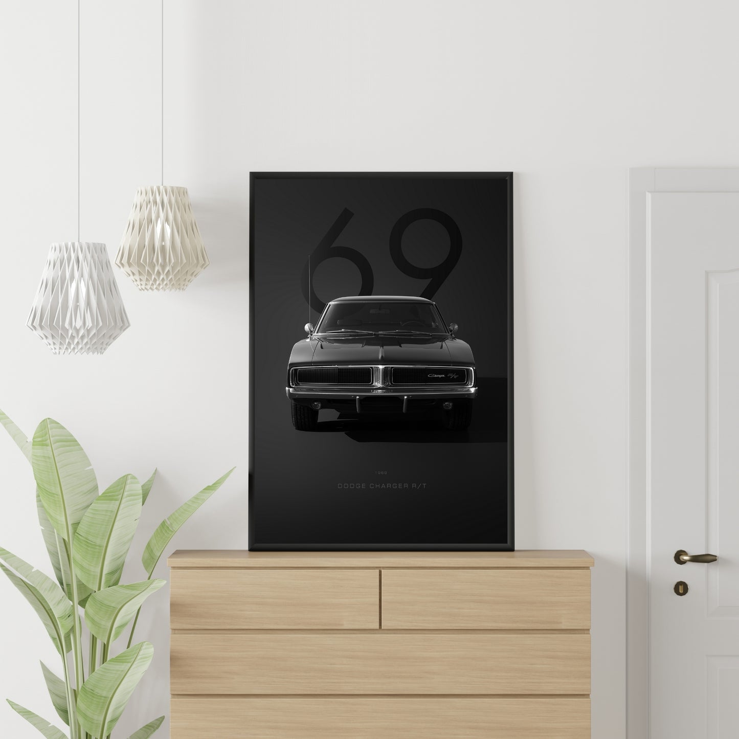 Vintage Dodge Charger Poster