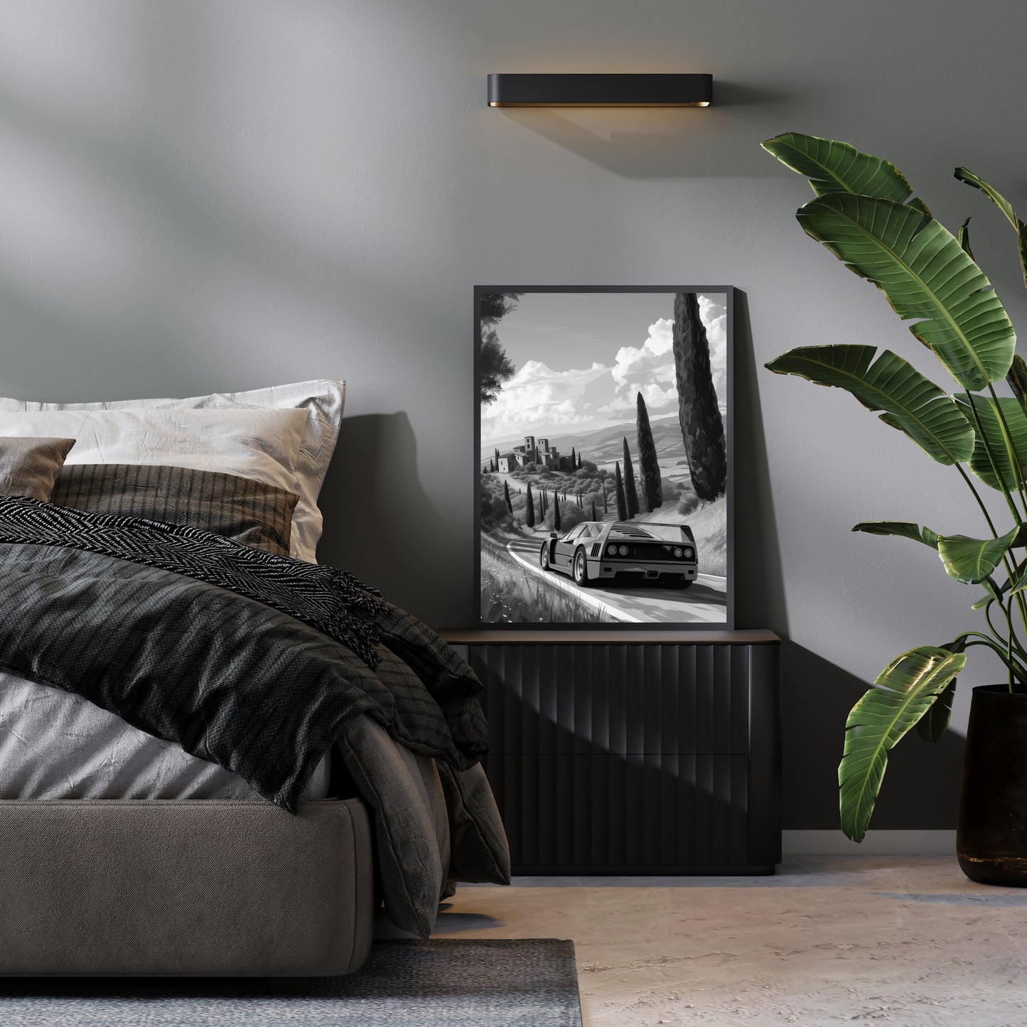 Ferrari F40 Poster AI