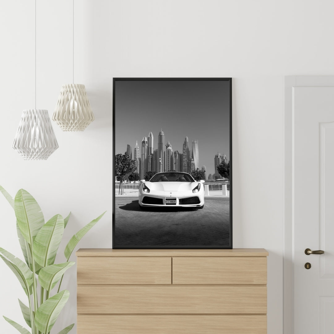 Ferrari 488 Spider Poster