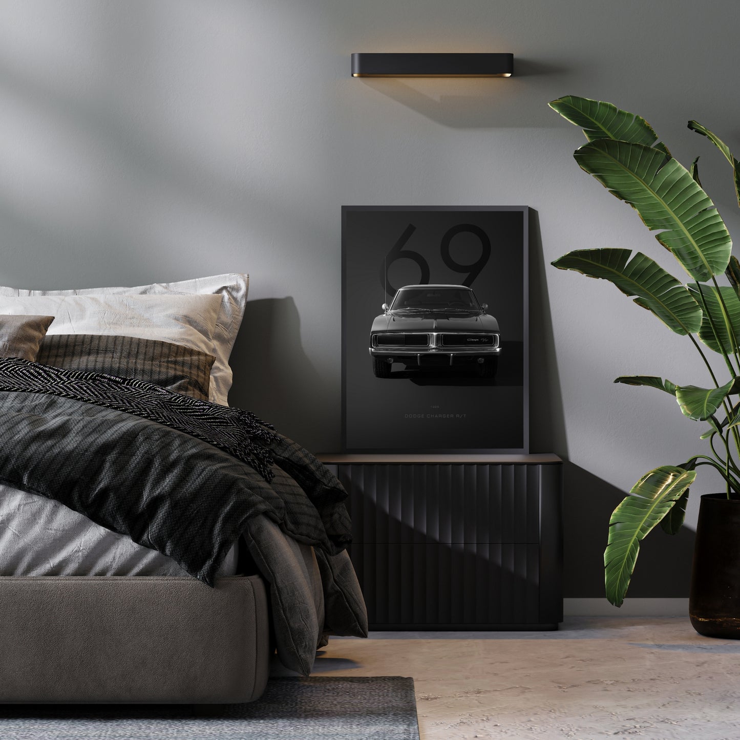 Vintage Dodge Charger Poster