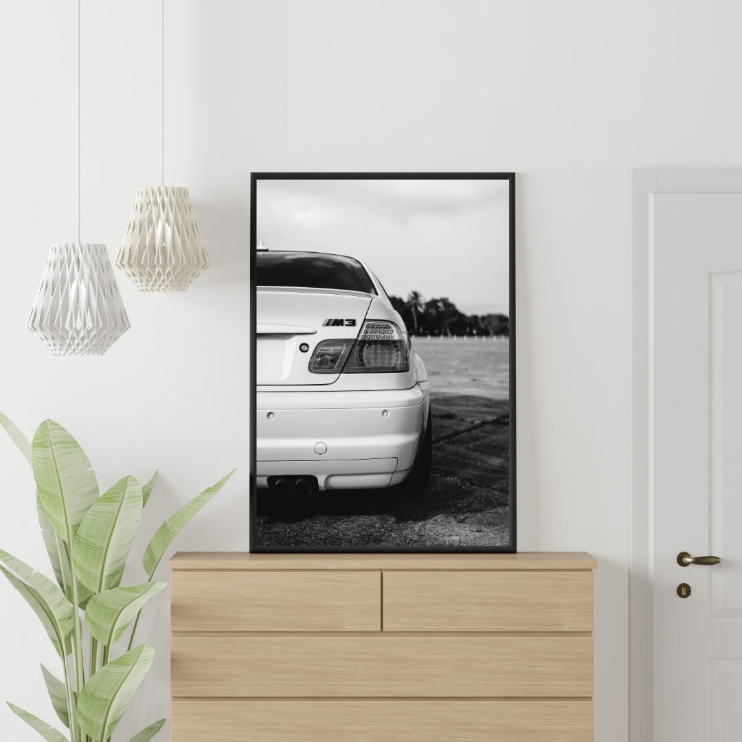 Vintage BMW M3 Poster