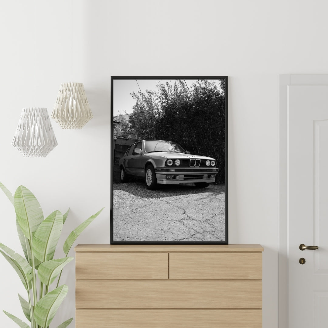 Vintage BMW E30 Poster