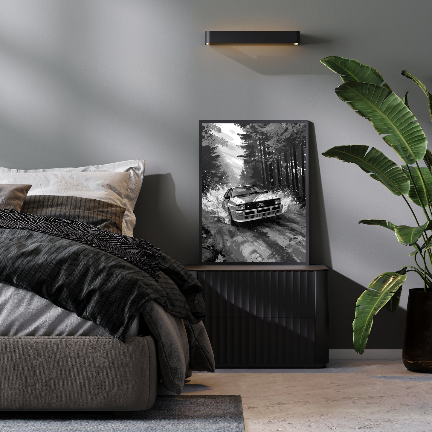 Audi Quattro AI Poster