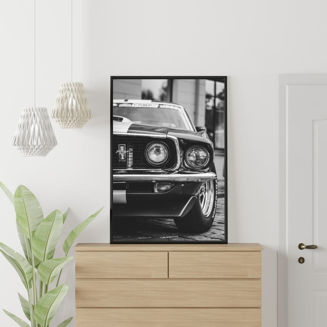 Vintage Ford Mustang Poster