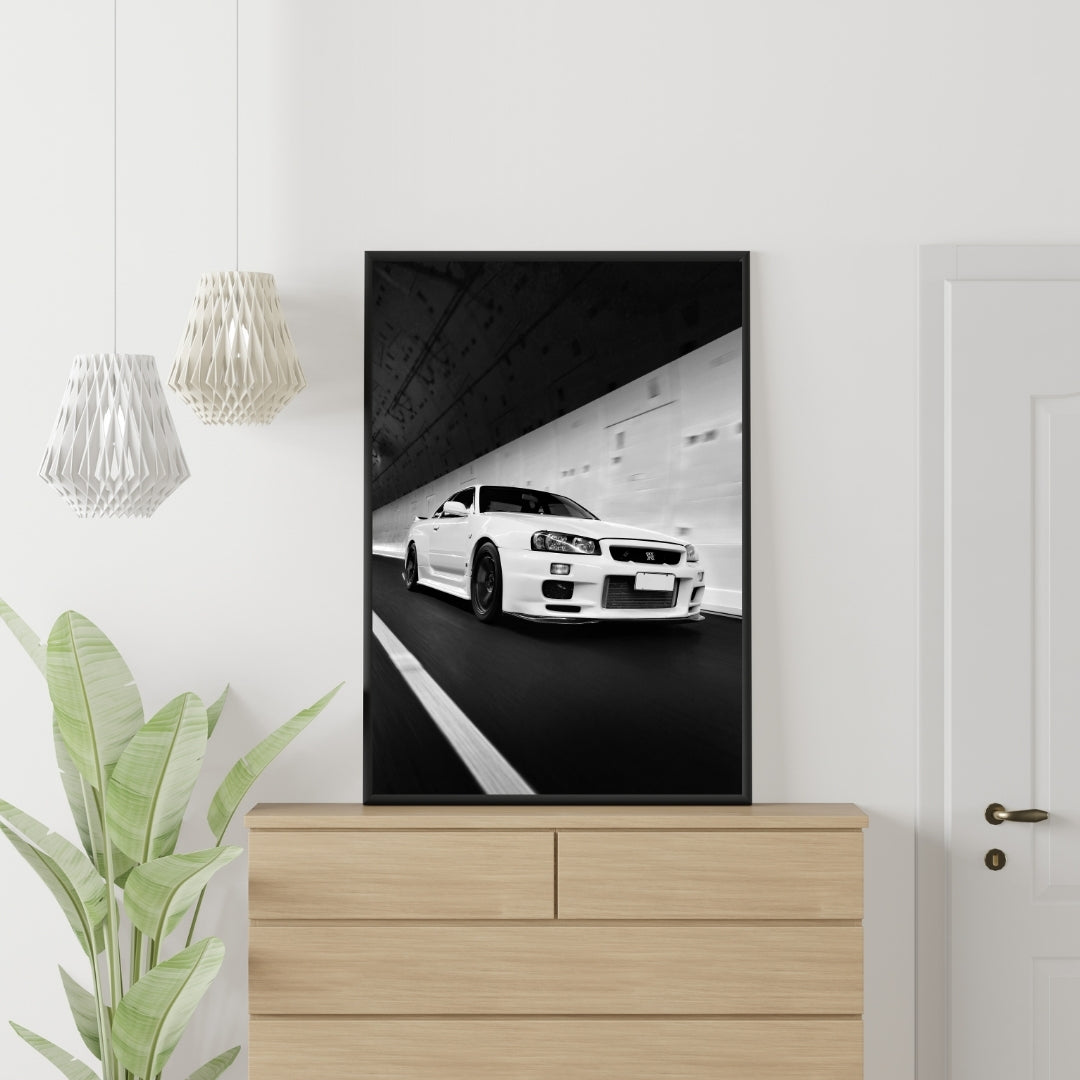 Vintage Nissan GTR Poster