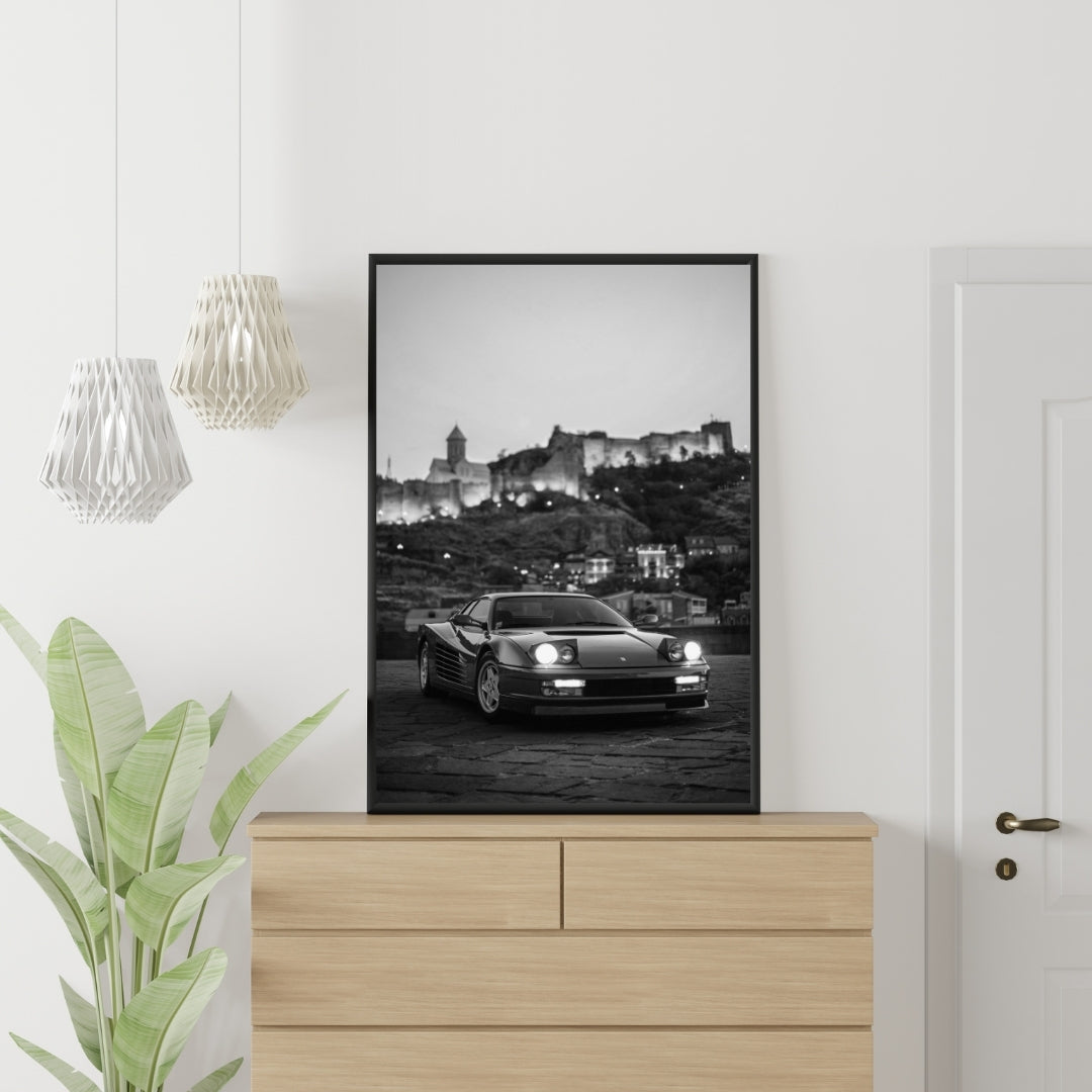 Ferrari Testarossa Poster