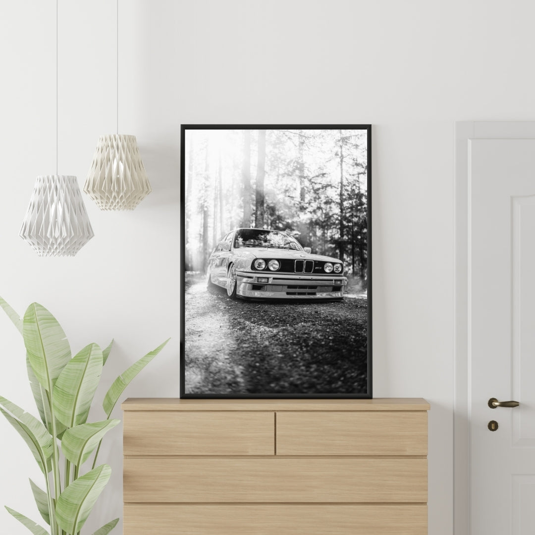 Vintage BMW M3 Poster