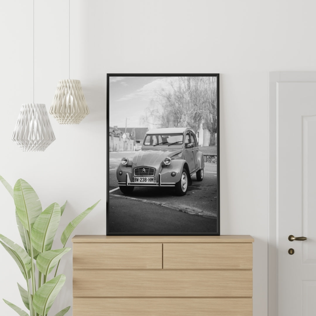 Vintage Citroën 2CV Poster